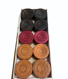 High Quality Different Color Coins 24-Piece Carrom <b>Table</b> <b>Game</b> Set Durable Eco-Friendly Wooden Family Educational Board <b>Game</b> - Product Image 1