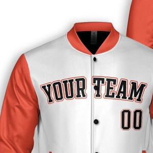 Chaqueta universitaria de béisbol personalizada al por mayor con impresión por sublimación estilo limitado alternativo para hombres y mujeres decoración bordada - Product Image 3