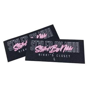 Nouvelle conception haut de gamme, étiquette de taille en satin haute densité avec logo de marque personnalisé, tissée pour le col des vêtements, respirante, écologique, OEM, prix abordable 2026 - Product Image 5