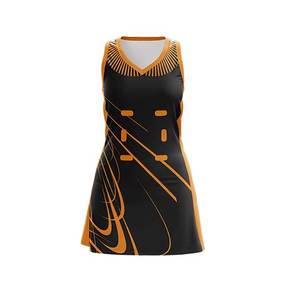 ชุดยูนิฟอร์มเน็ตบอลพิมพ์ลายตามสั่ง ผ้าโพลีเอสเตอร์ 100% กันน้ำ แห้งเร็ว รับผลิตแบบ OEM สำหรับทีม พร้อมบริการติดฉลากส่วนตัว - Product Image 1