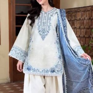 Elegante Conjunto de Traje Palazzo Farshi de Satén y Rayón con Bordado, Estampado Digital, Dupatta, para Bodas y Fiestas, de Royal Export, de Secado Rápido - Product Image 1