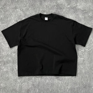 T-shirt Homme Coupe Boxy Oversize Manches Courtes Col Rond 100% Coton Haute Densité Personnalisable Streetwear Anti-boulochage Séchage Rapide - Product Image 3