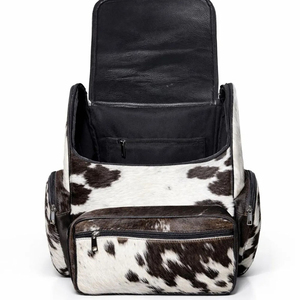 Mochila con Estampado Animal de Piel Sintética, Mochila Suave con Múltiples Bolsillos y Cierre de Cremallera, Mochila Unisex para Uso Diario, Estilo Moderno para Todas las Temporadas - Product Image 3