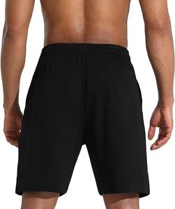 Pantalones Cortos Deportivos para Hombre, de Poliéster/Algodón, Lavados con Ácido, Resistentes, para Gimnasio y Running, con Características de Secado Rápido y Transpirabilidad - Product Image 5