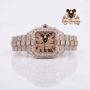 Montre-bracelet analogique à quartz de luxe minimaliste avec boîtier carré, design fin, bracelet en maille métallique et édition limitée - Product Image 5