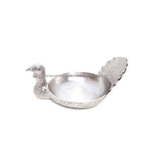 Bol de service en aluminium sculpté moderne en forme d'oiseau, design haut de gamme de qualité supérieure pour les fruits, disponible en divers styles, excellent - Product Image 6