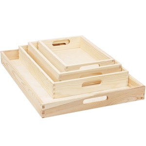 Handcrafted Wooden Serving Tray for Kitchen Dining <b>Coffee</b> <b>Table</b> Breakfast Decorative Home Organizer Gift - Product Image 4
