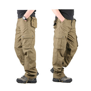 Pantalones Casuales de Algodón 100% para Hombre, Pantalones Cargo de Trabajo con Múltiples Bolsillos, Pantalones Safari para Hombres Jóvenes, para Caza, Senderismo, Viajes y Escalada - Product Image 6