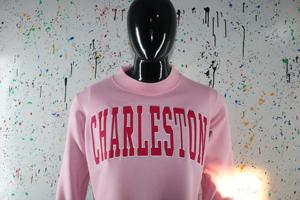 Sweat-shirts CHARLESTON à col montant 450 GSM avec broderie personnalisée, coupe ample et oversize, en molleton 100% coton French Terry - Product Image 3