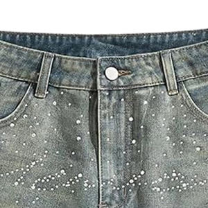 Shorts de Mezclilla de Primera Calidad para Hombre, Shorts de Mezclilla Personalizados con Material Transpirable de Alta Calidad, Estilo Cómodo y de Corte Regular - Product Image 5