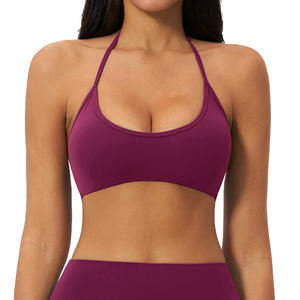 Summer Halter Yoga Bra Women Shockproof Running Sports <b>Underwear</b> Gym Fitness Bra Female Workout Yoga <b>Underwear</b> Sports Crop Top - Product Image 3