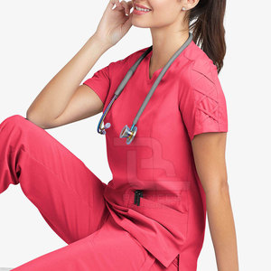 Wholesale Plus Size Medical Scrub Uniform Cheap Price Hot Sale Medical Scrub Uniform For Sale - Product Image 5