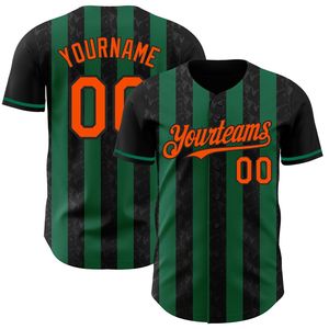 Breathable 100% Polyester Printed Short Sleeve Baseball Jersey Full Button Quick Dry Team Uniform for All Seasons - Product Image 3