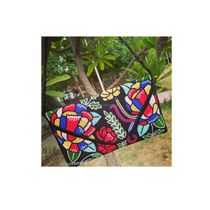 Bolso de mano hecho a mano para mujer, Cartera de mano con cuentas, Multicolor, elegante, indio, hecho a mano, de la India - Product Image 1