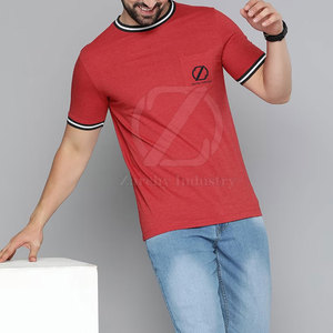 T-shirt pour homme à prix raisonnable, nouveau design, séchage rapide, respirant, écologique, polyester/coton, OEM, haute qualité, vêtements décontractés - Product Image 4