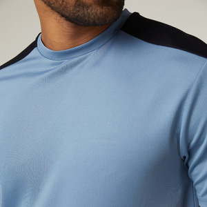 ชุดเซ็ตเสื้อยืดและกางเกงขาสั้นออกแบบเองได้สำหรับผู้ชาย ระบายอากาศได้ดี เหมาะสำหรับเล่นกีฬา วิ่งออกกำลังกาย แห้งเร็ว ผลิตจากผ้าฝ้าย - Product Image 5