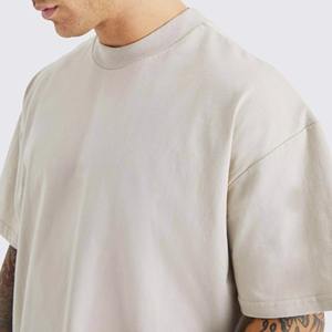 Camiseta nueva informal para hombre, corte ajustado, lavado ácido, poliéster y algodón, cuello redondo, manga corta, disponible en varios tamaños - Product Image 3