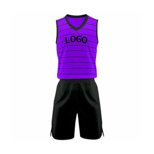 Uniforme de Baloncesto Elegante con Impresión Sublimada Completa, Jersey Deportivo Transpirable con Diseño en el Cuello, Venta al Por Mayor Directa de Fábrica - Product Image 6