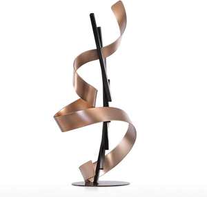 Escultura Metálica Moderna de Líneas Rectas, Estilo Artístico, Estatua Abstracta de Hierro para Decoración del Hogar u Oficina - Product Image 1