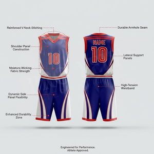 Conjunto de Baloncesto Reversible con Diseño de Logotipo y Nombre de Equipo Personalizado para Hombre, Ropa Deportiva OEM ODM, Uniforme Transpirable - Product Image 2