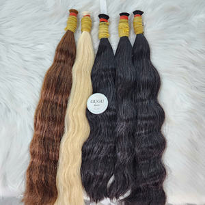 Extensiones de Cabello Humano Virgen Vietnamita al Por Mayor, Estilo Ondulado Natural, Se Pueden Decolorar en Todos los Colores, Sin Procesar, Sin Químicos - Product Image 2
