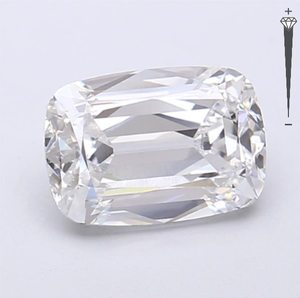 Diamant de laboratoire CVD certifié IGI 2,10 CT allongé, couleur E, clarté VVS2, LG 784605960 ROYAL GEMS pour la fabrication de bijoux - Product Image 3