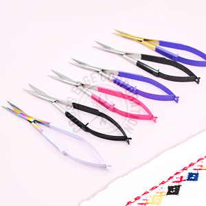 Professional Mini Eyelash Spring Scissors Mustache <b>Trimmer</b> Grooming Scissor Stainless Eyebrow Cuticle Spring Grafted Scissors - Product Image 1