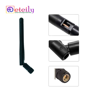 Antenne ETEILY fabriquée en Inde, longue durée de vie, 915 MHz, 3 dBi, polarisation verticale, en caoutchouc, avec connecteur mâle mobile pour communication - Product Image 1