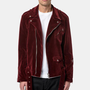 Chaqueta Bomber Acolchada de Terciopelo para Hombre, Cuello Alto, Tela de Gamuza Suave, Ropa de Calle de Lujo, Cierre de Cremallera, Abrigo Cálido de Invierno, Diseño Personalizado - Product Image 5