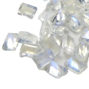 Arco Iris piedra lunar Rectangular Octágono corte 6x4mm piedra preciosa personalizada calidad fina piedra semipreciosa para la fabricación de joyas uso OEM - Product Image 4