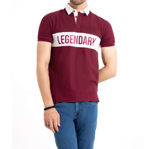 เสื้อโปโลพิมพ์ลายออกแบบเองสำหรับผู้ใหญ่และเยาวชน ผู้ชาย เสื้อกอล์ฟ โพลีเอสเตอร์ 100% แขนสั้น แห้งเร็ว มีปก - Product Image 1