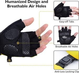 Cycling Gloves Half <b>Finger</b> <b>Bike</b> Gloves for Men Women with Gel Pad Shock Absorbing Breathable Road Biking Gloves - Product Image 5