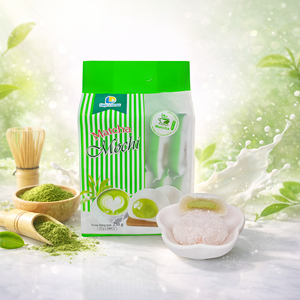 Mochi à la mangue DAI LONG avec garniture à la crème de fruits et coulis de noix de coco pour le petit-déjeuner, les collations de l'après-midi et les fêtes - Product Image 5