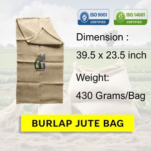 39.5 X 23.5 Inch 430g Hessian <b>Jute</b> <b>Sack</b> 100% Natural Eco-Friendly Burlap Food Grade Bags Best Supplier Goodman Global Bangladesh - Product Image 2