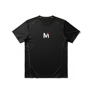 เสื้อยืดออกกำลังกายแขนราแกลน สีตัดกัน เสื้อฟิตเนสทรงแอธเลติก เสื้อยืดออกกำลังกายทนทาน เสื้อผ้าสำหรับฝึกซ้อม ขายส่งเสื้อผ้า - Product Image 1