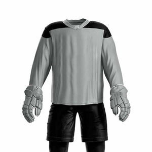 Maillot de hockey sur glace personnalisé, nouvelle couleur, manches longues, polyester, uniforme de hockey sur glace - Product Image 5