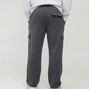 Custom Logo Jogger Pants Cotton Fleece Sweatpants Casual Streetwear OEM Manufacturer Supplier - Product Image 6