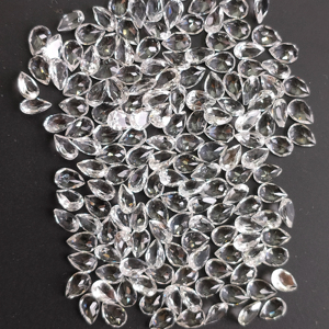 Natural White Topaz 6x4MM Pear Cut Best Quality Calibrated Loose Gemstone For Designer Jewelry Making - Product Image 3