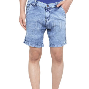 High Quality <b>Button</b> Design Men's Casual <b>Jeans</b> Shorts Summer New Casual Wear <b>Jeans</b> Shorts For Sale - Product Image 4