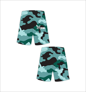 Pantalones cortos de baloncesto negros personalizados, ropa deportiva de malla atlética - Product Image 1