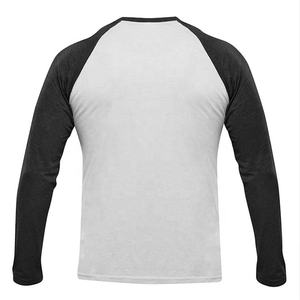 Nueva llegada al por mayor francés Terry algodón en blanco sudadera personalizada bordado ropa de calle moda hombres manga raglán sudadera - Product Image 2