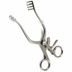 Retracteurs à crochet Weitlaner 13 cm 3x4 à pointes acérées pour chirurgie - Product Image 4