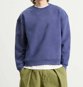 เสื้อสเวตเชิ้ตผ้าเฟรนช์เทอร์รี่ทรงหลวมสไตล์ลำลองสำหรับผู้หญิง - Product Image 3