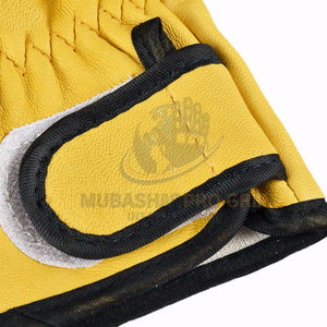 Guantes de cuero resistentes para trabajos de manipulación de materiales y actividades en el lugar de trabajo. - Product Image 5