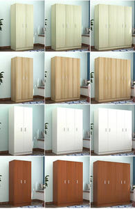 Commode pliable en bois massif de style antique européen, écologique, pour appartement, hôtel, chambre à coucher, avec 4 tiroirs et poignées en acier inoxydable - Product Image 4