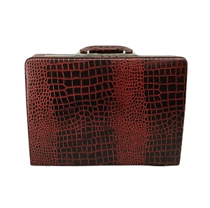 Maletín de Cuero Genuino de Lujo para Hombre, Maletín Vintage con Cierres Seguros, Funda Rígida Delgada para Portátil, Bolsos de Mensajero Portátiles al por Mayor - Product Image 1