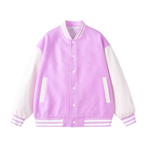 OEM Service Custom <b>Mens</b> Wool Varsity <b>Jacket</b> Windproof Winter Letterman <b>Baseball</b> <b>Jacket</b> with Zipper - Product Image 3
