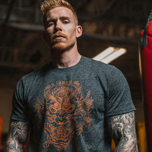 T-shirts de boxe personnalisés avec logo imprimé pour hommes, fabricant en gros, t-shirts de fitness pour hommes, MMA - Product Image 2