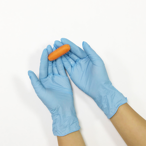 Gants en nitrile jetables bleus 8 mil, gants d'examen en nitrile colorés - Sans poudre, vente en gros pour usage médical - Product Image 6