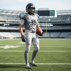 Customized Logo Design Football Jersey Pants Uniform Set Flexible Sports Clothing For University Team Practice American Football - Product Image 2